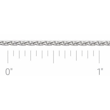 Sterling Silver 1.5 mm Wheat Chain by the Inch